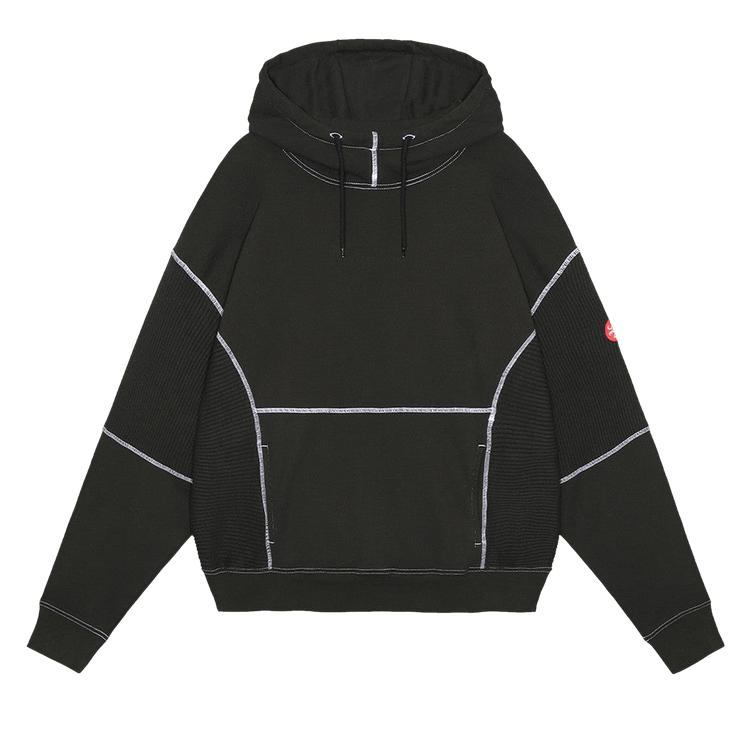 Buy Cav Empt Wide Rib Cut Heavy Hoodie 'Black' - CES25CS16 BLAC | GOAT
