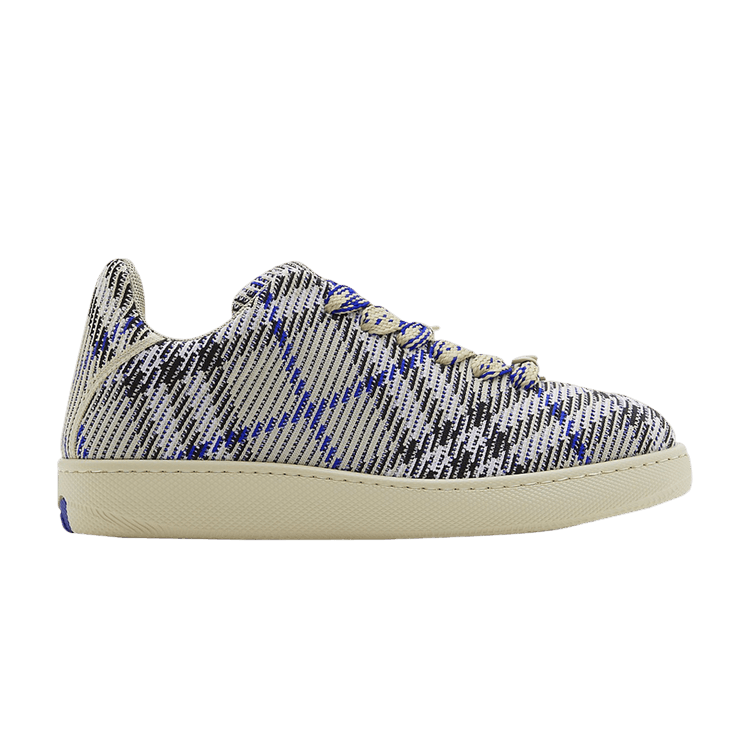 Buy Burberry Check Knit Box Sneaker 'Lichen' - 8088487 | GOAT