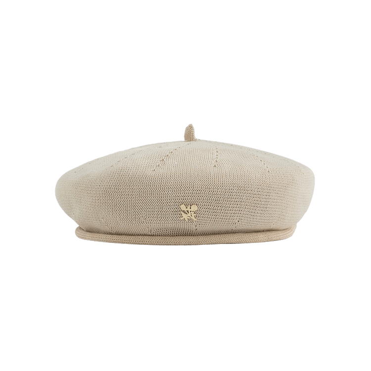 Aime Leon Dore ALD Basketweave Beret in Rattan 100% Cotton