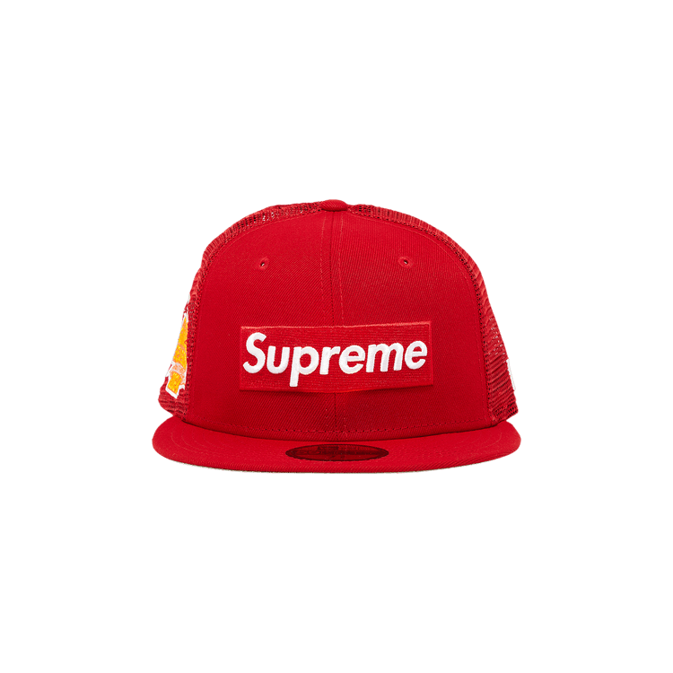 Supreme Box Logo Mesh Back New Era 'Red'