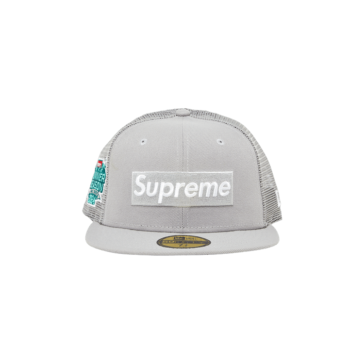 Buy Supreme Box Logo Mesh Back New Era 'Grey' - SS24H14 GREY | GOAT CA