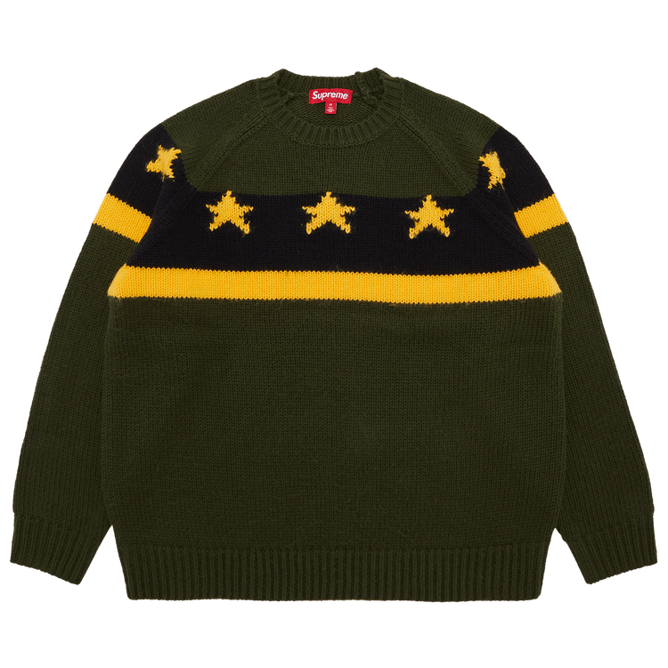 Buy Supreme Stars Sweater 'Green' - SS24SK31 GREEN | GOAT