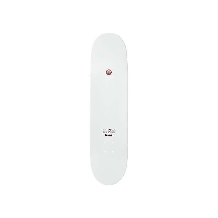Supreme x MM6 Maison Margiela Skateboard 'White'