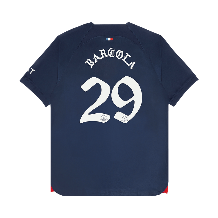 Buy Paris Saint-Germain x Born x Raised Barcola Jersey 'Navy