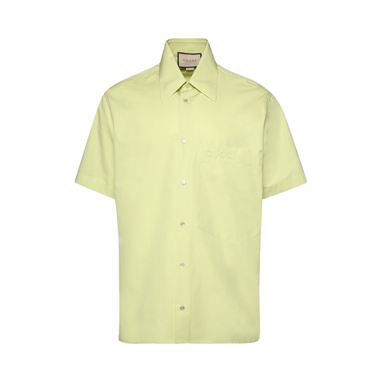 Buy Gucci Embroidered Shirt 'New Lime Green' - 769558 ZAJP1