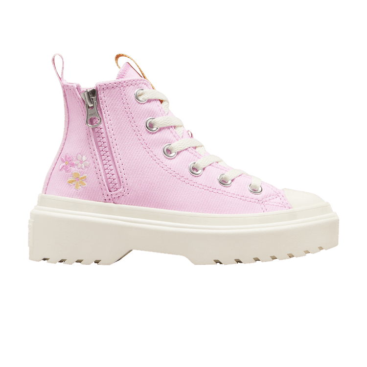 Chuck Taylor All Star Lugged Lift Platform High GS 'Embroidered flowers'