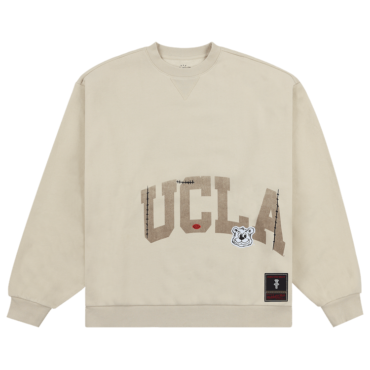 Cactus Jack By Travis Scott X Mitchell Ness University Of California Los Angeles Crewneck Tan Culture Circle