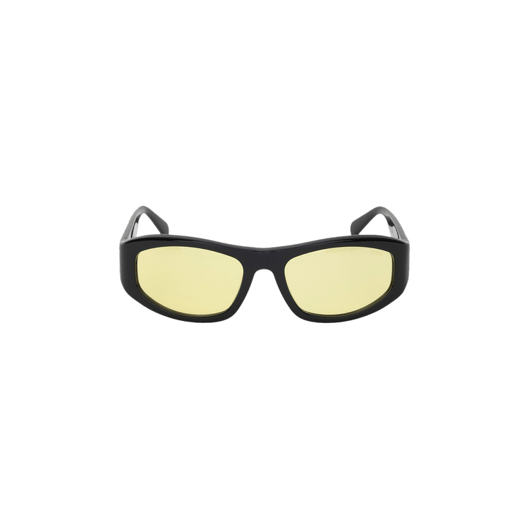 Buy Stussy Landon Sunglasses 'Black/Yellow' - 338380 BLYW | GOAT
