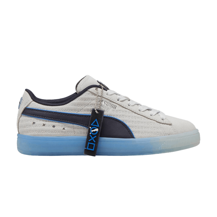 PUMA PlayStation x Suede Big Kid 'Glacial Grey'