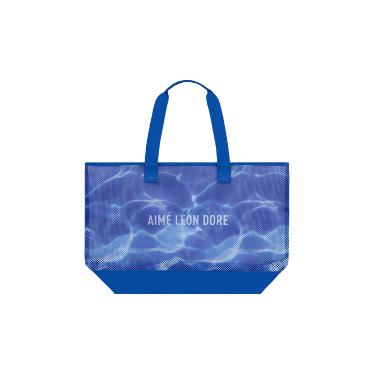 aime' leon dore メッシュトートバッグ Buy Aimé Leon Dore Aqua Print Mesh Tote Bag 'Blue' - SS24AB004