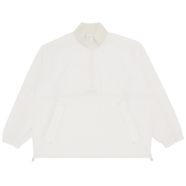 Supreme Nike Ripstop Pullover M ホワイト Nike x Supreme Ripstop White Half-Zip Jacket | BQ0340-030