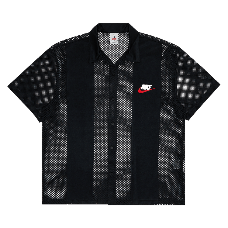 Buy Supreme x Nike Mesh Short-Sleeve Shirt 'Black' - SS24S1 BLACK | GOAT