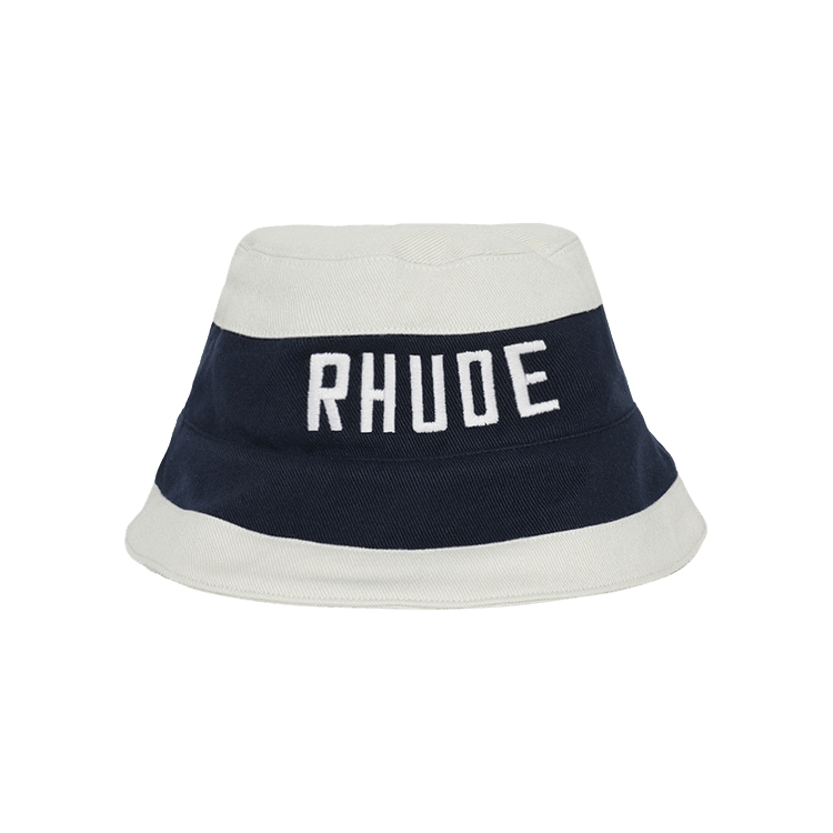 Buy Rhude East Hampton Bucket Hat 'Midnight Blue/Cream