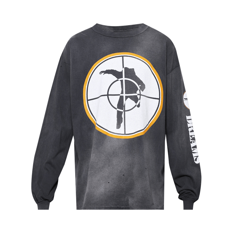 Buy SAINT Mxxxxxx Target Long-Sleeve Tee 'Black' - SM YS8 0000 C17