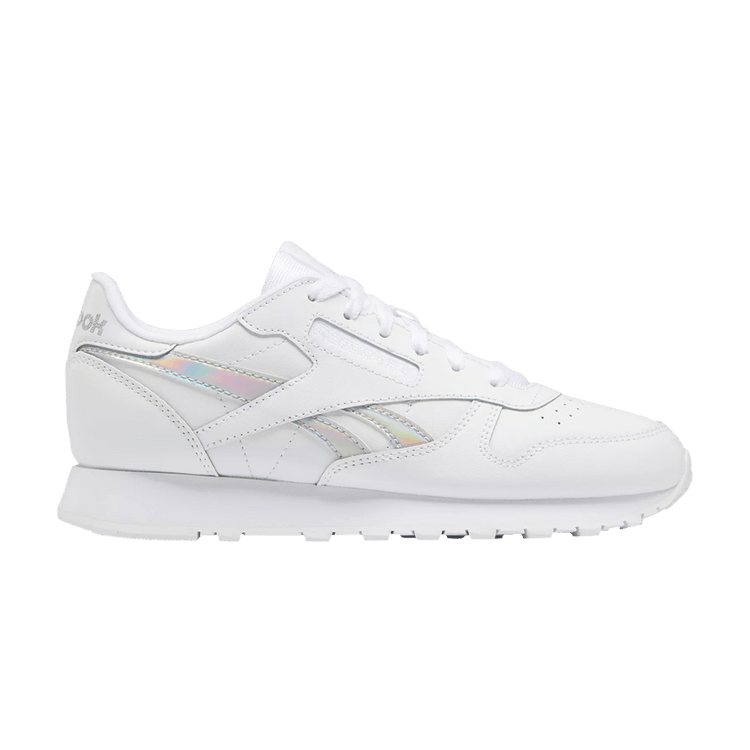 Classic Leather Big Kid 'White Iridescent'