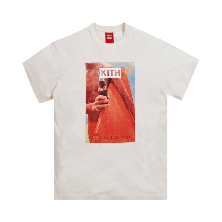 Buy Kith x Coca-Cola Surfboard Vintage Tee 'Ivory' - KH3882 104 | GOAT