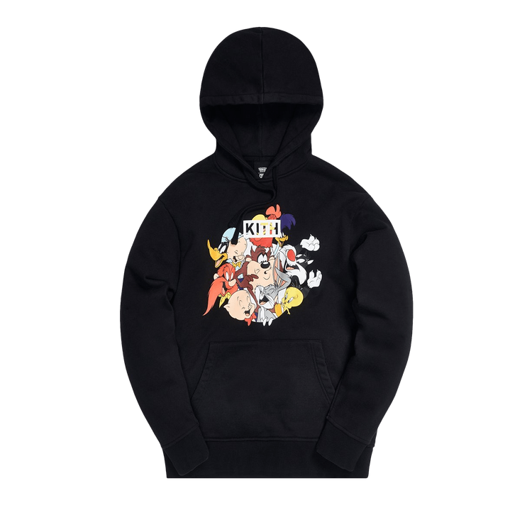 Kith X Looney Tunes Merrie Melodies Vintage Hoodie Black Culture Circle