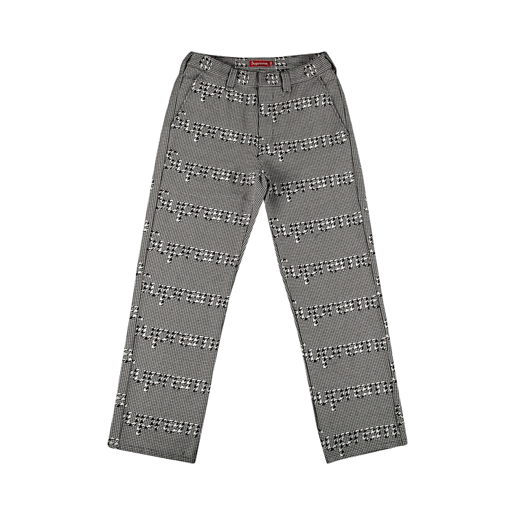 Supreme Work Pant 'Brown Houndstooth'