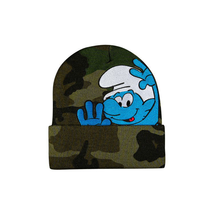 Buy Supreme x Smurfs Beanie 'Woodland Camo' - FW20BN49