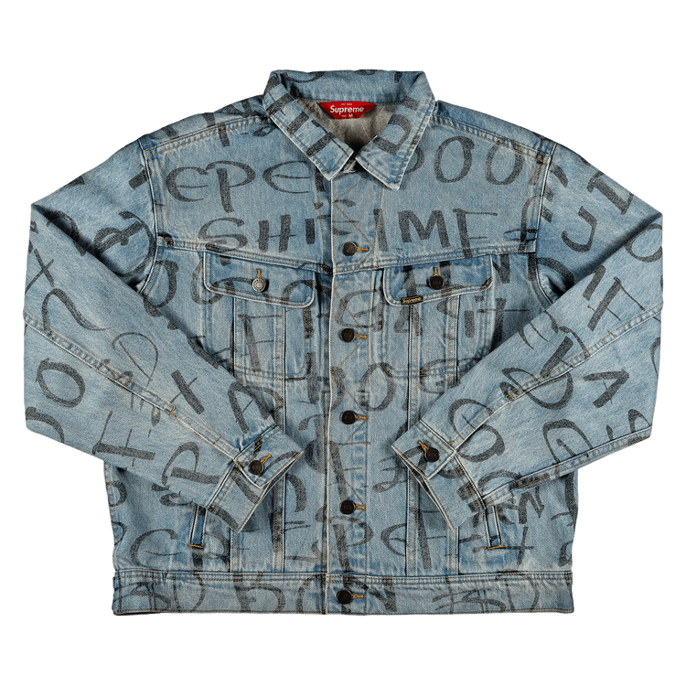 Buy Supreme Black Ark Denim Trucker Jacket 'Blue' - FW20J72 BLUE