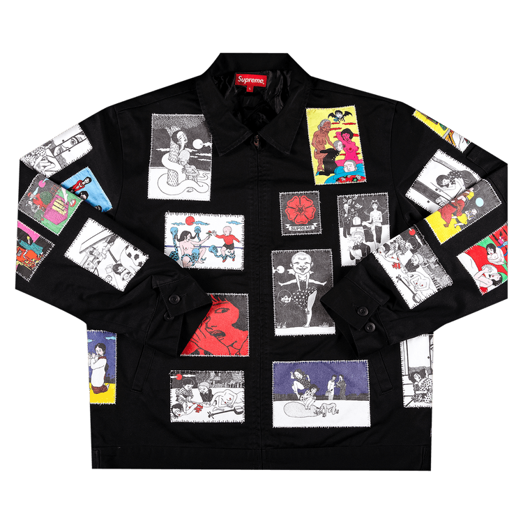 Buy Supreme x Toshio Saeki Work Jacket 'Black' - FW20J52 BLACK | GOAT