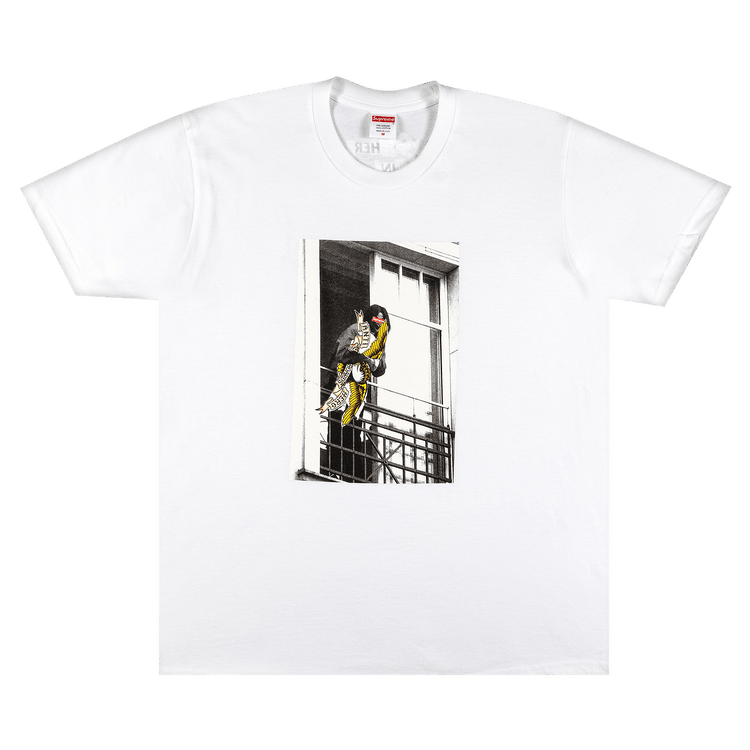 Supreme x ANTIHERO Balcony Tee Box Logo Black Portrait Shirt