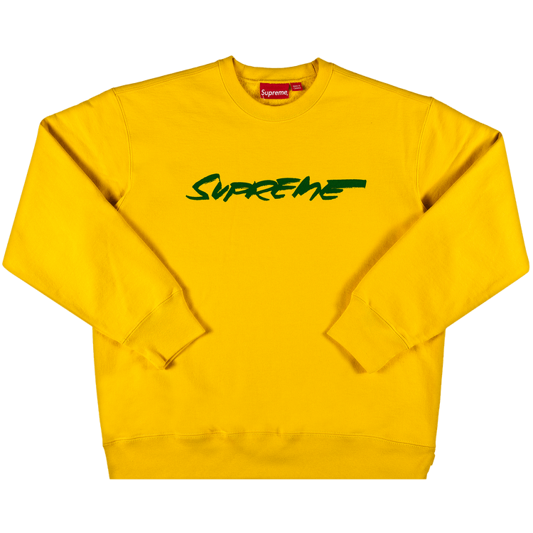 Supreme 23FW crewneck navy×yellow 1270286_00.png.png