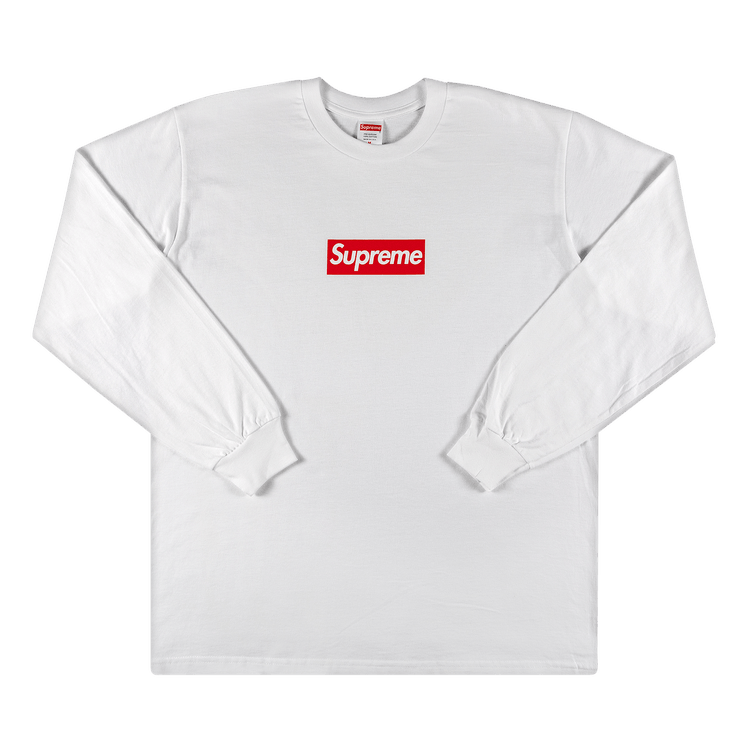 Supreme Box Logo Long-Sleeve Tee 'White'