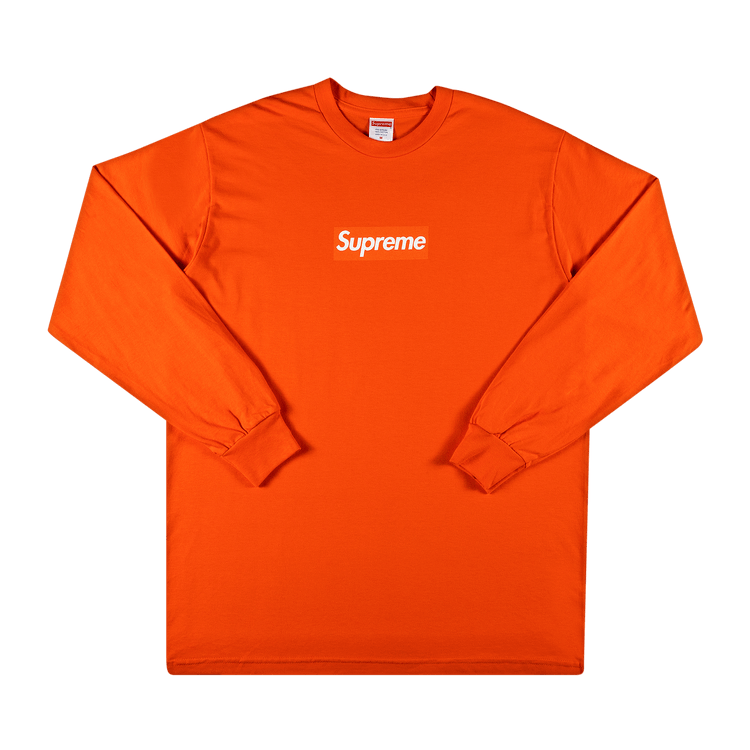 Buy Supreme Box Logo Long-Sleeve Tee 'Orange' - FW20T15 ...