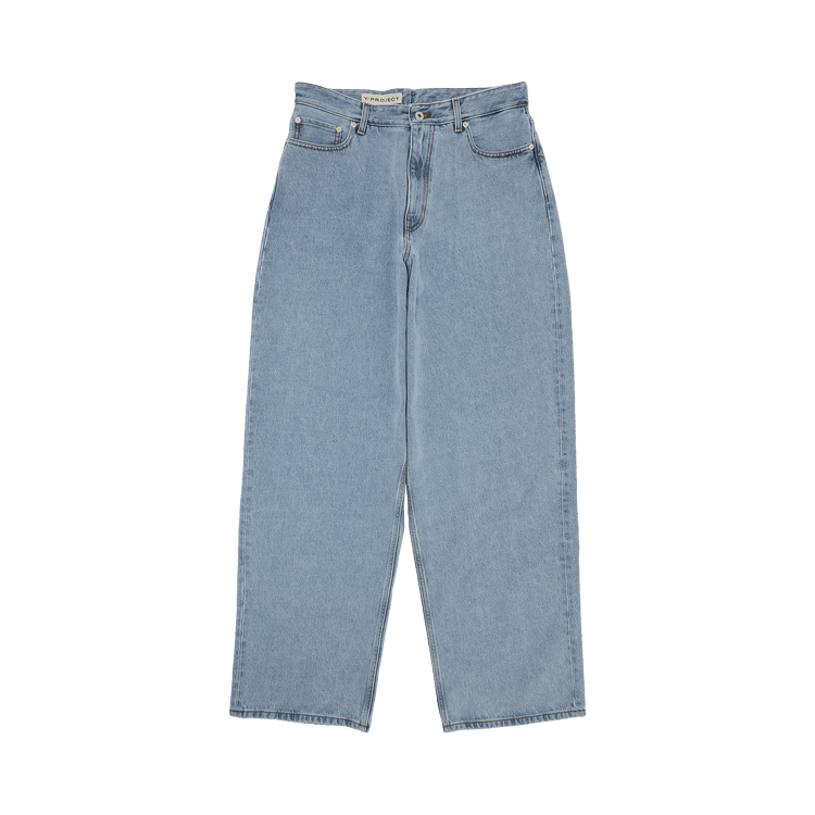 デニム・ジーパン Y/PROJECT 'Evergreen' jeans Light Blue 207PA007 Buy Y/Project Evergreen Multi Waistband Jeans 'Ice Blue