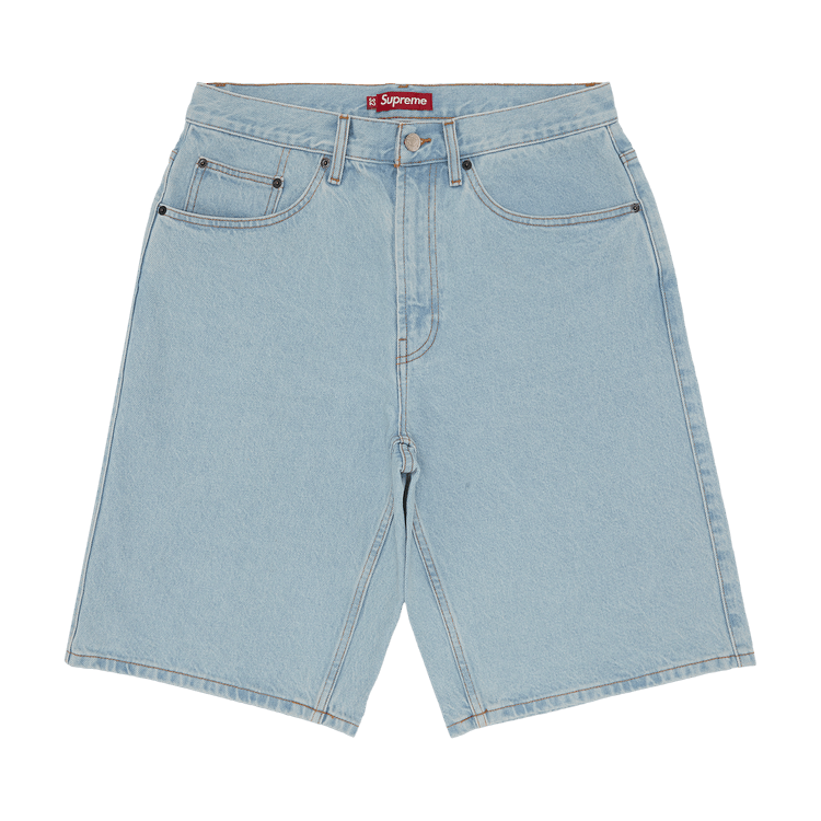 Buy Supreme Baggy Denim Short 'Washed Indigo' - SS24SH12 WASHED