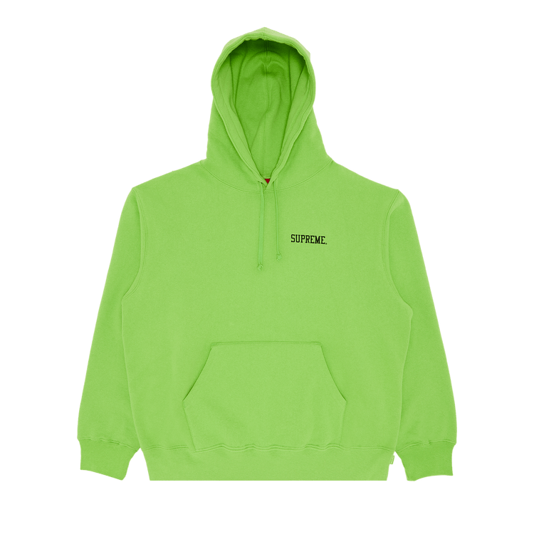Neon green supreme hoodie online