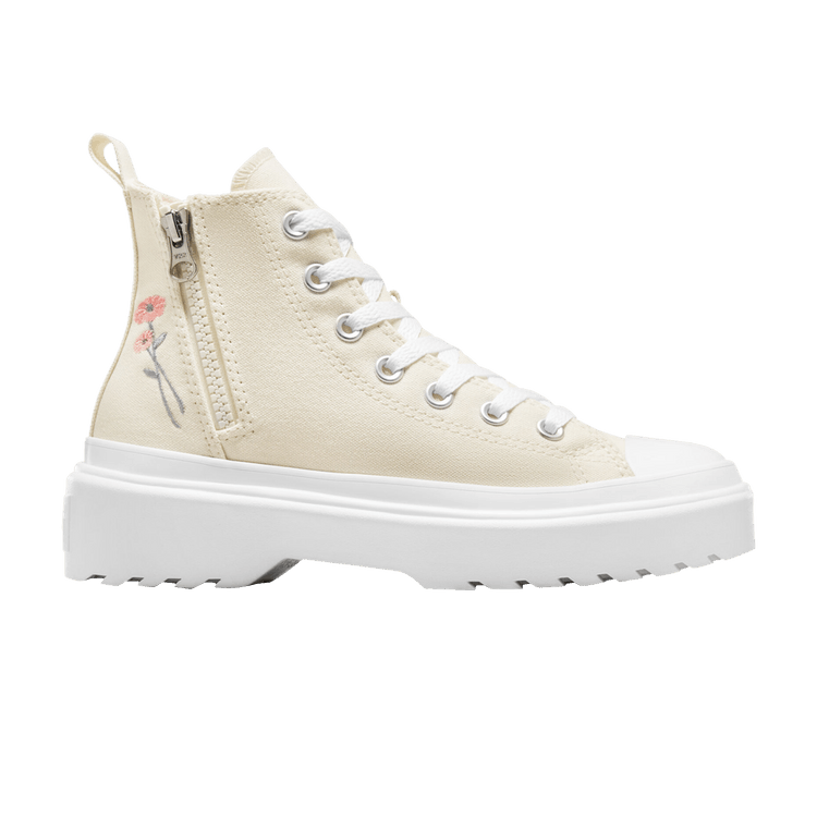 Chuck Taylor All Star Lugged Lift Platform Easy On High GS 'Little Flowers'