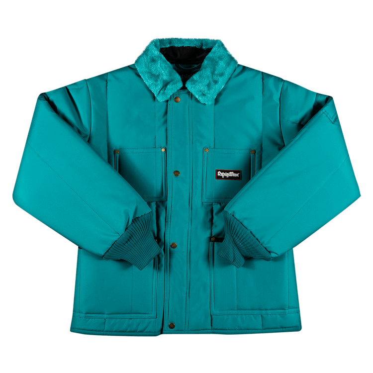 Buy Supreme x RefrigiWear Insulated Iron-Tuff Jacket 'Bright Teal