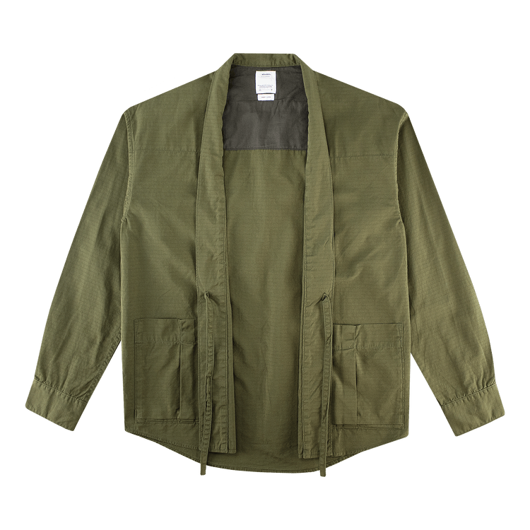 Buy Visvim Lhamo Shirt 'Olive' - 120205011015 OLIV | GOAT