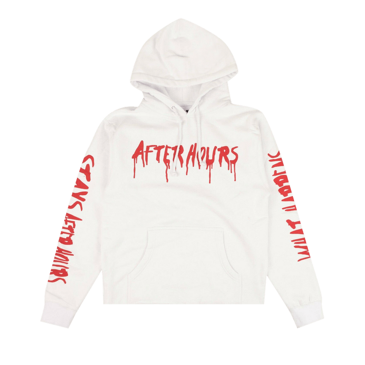 Buy Vlone x The Weeknd After Hours Hooded Sweatshirt 'White