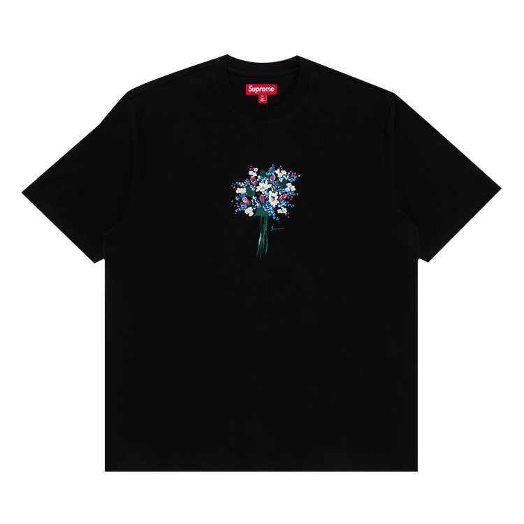 Buy Supreme Bouquet Short-Sleeve Top 'Black' - SS24KN80