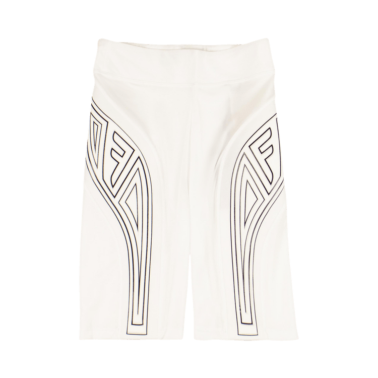 Fendi Graphic Logo Cycling Shorts White Culture Circle