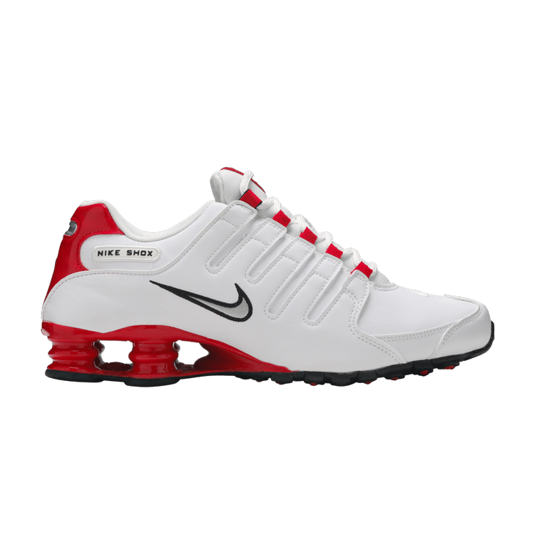 Nike shox bianche e rosse discount