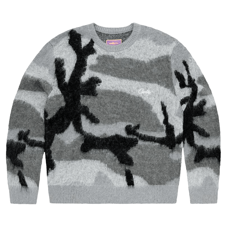 Corteiz Mohair Knit Gutta Camo - Foooound