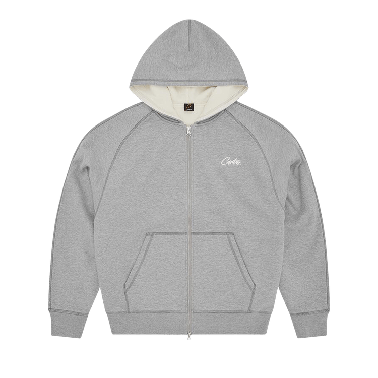 Buy Corteiz HMP Thermal Zip Hoodie 'Heather Grey' - 7892