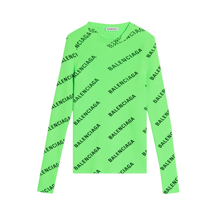 Balenciaga sweater green cheap
