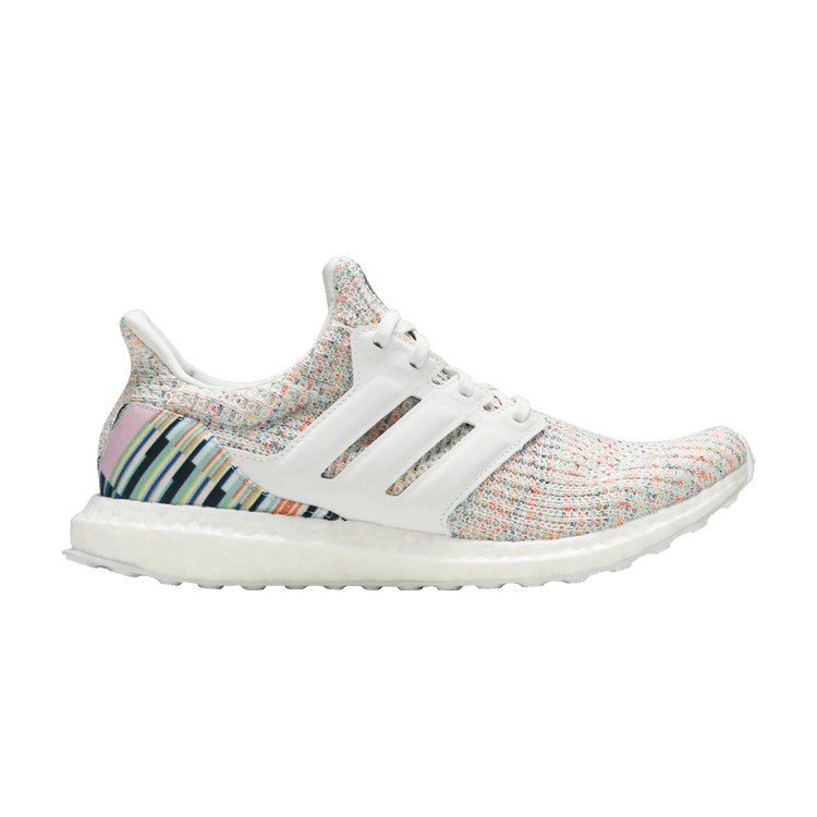 adidas gazelle silver green womens Adidas Ultra Boost Multi-Color White (W)