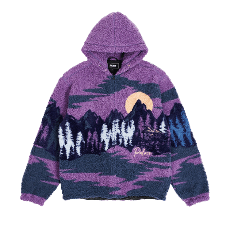 Palace purple hoodie sale