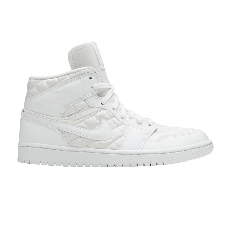 Buy Wmns Air Jordan 1 Mid SE 'White Quilted' - DB6078 100 | GOAT