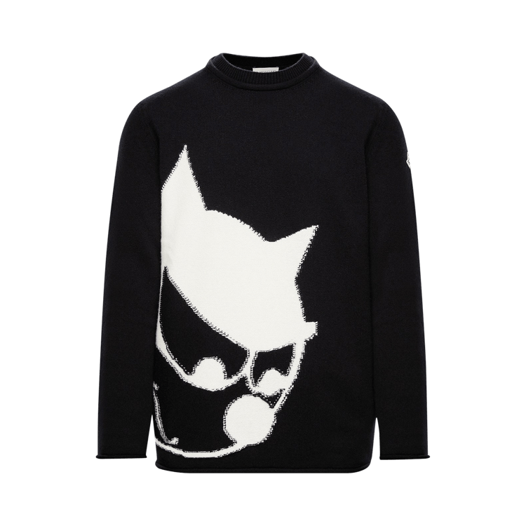 Buy Moncler Felix The Cat Sweater 'Black' - 9C744 00 A9491 | GOAT