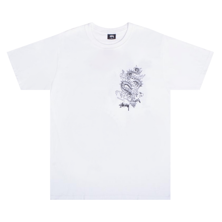 Size m Stussy Funky Tribe Tee 'White'