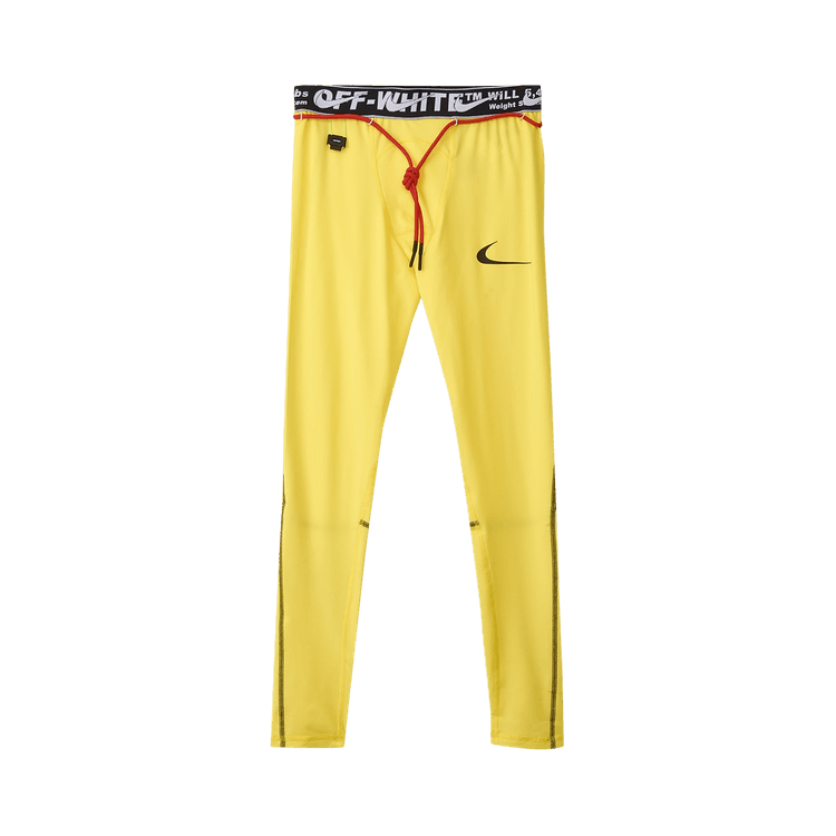 Size xl Nike x Off White Running Tights Opti Yellow