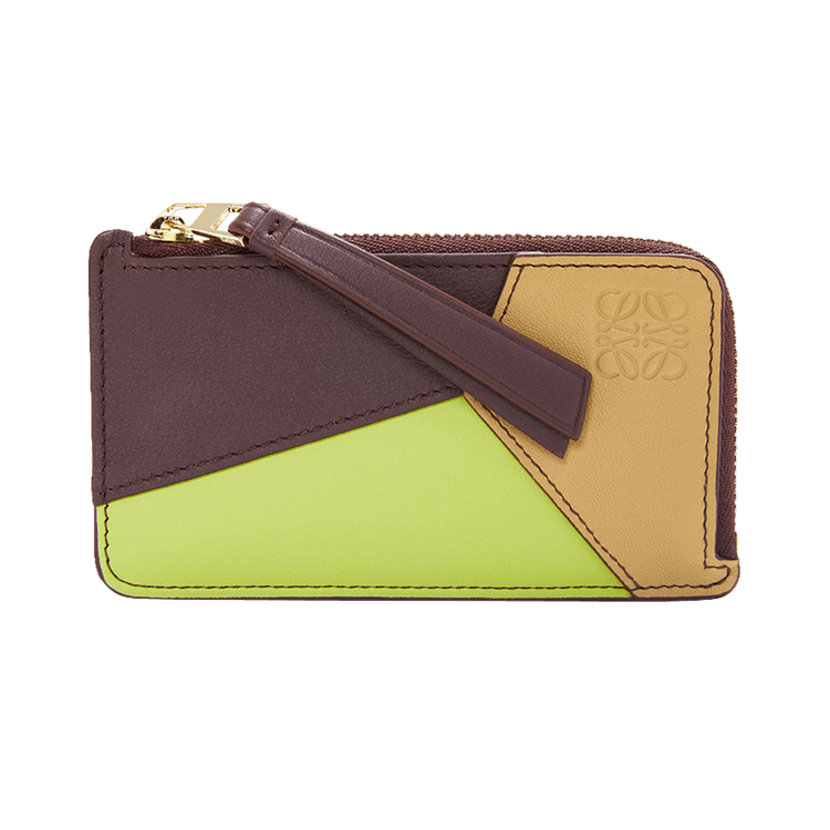 Buy Loewe Puzzle Coin Cardholder 'Angora/Dusty Beige/Gold