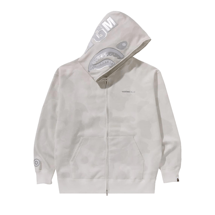 Bape shark hoodie white cheap